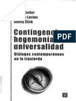 BUTLER Judith, LACLAU Ernesto, ZIZEK Slajov - Contingencia Hegemonia Universalidad PDF