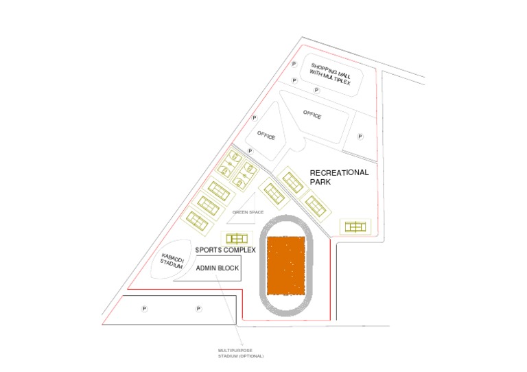 Recreational Sports Complex Layout | PDF