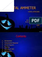 Digital Ammeter Using Atmega8a