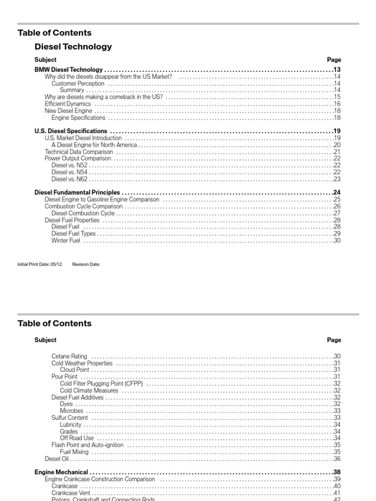 BMW Diesel Engine Technology Overview | PDF | Engine Technology | Engines