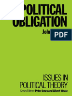 (Issues in Political Theory) John Horton (Auth.) - Political Obligation-Macmillan Education UK (1992) PDF