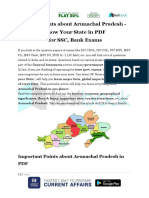 Major Points About Arunachal Pradesh Know Your State in PDF For SSC Bank Exams