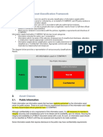 Information Asset Classification Framework: All Information Used in COMPANY