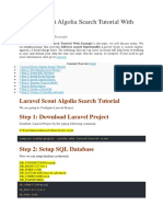 Laravel Scout Algolia Search Tutorial With Example