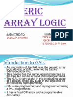 Generic Array Logic: Submitted To: Submitted by