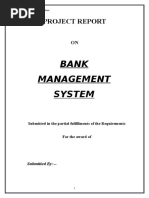 Bank Management System V B