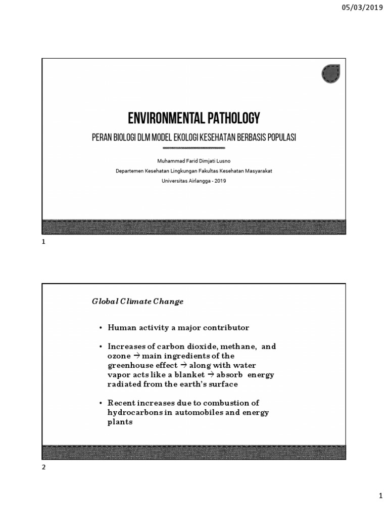 Environmental Pathology and Pollution Effects | PDF | Cytochrome P450 ...