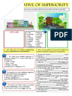 City Vs Country Life Comparative of Superiority Grammar Drills Grammar Guides Information Gap Acti - 88377