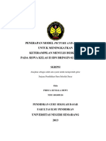 Penerapan Model Picture and Picture Untuk Meningkatkan Keterampilan Menulis Deskripsi Pada Siswa Kelas Ii SDN Bringin 02 Semarang