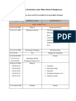 Rundown Acara Kegiatan Dies Natalis Hima Kobar