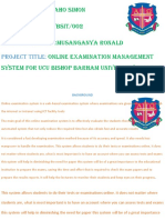 UCU Online Exam Management System