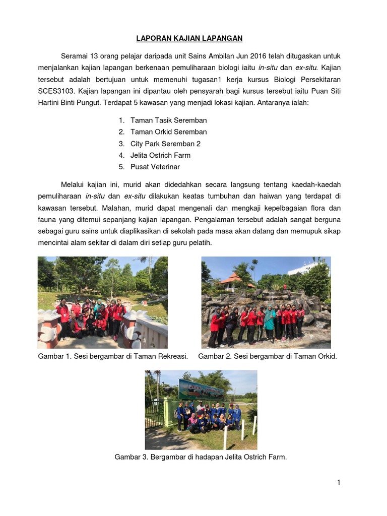 Laporan Kajian Lapangan Sces Pdf