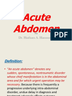 Acute Abdomen