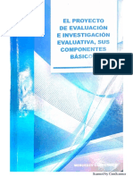 Camperos, M. - El Proyecto de Evaluación e Investigación Evaluativa, Sus Componentes Básicos PDF