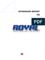 Internship Report ON