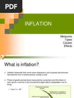 Inflation: Measures Types Causes Effects