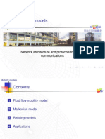 Mobility Models: Network Architecture and Protocols For Mobile Communications