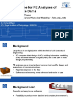 Guideline For FE Analyses of Concrete Dams: ICOLD 2017 Prague