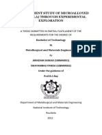 A Development Study of Microalloyed (HSLA) Steel Through Experimental Exploration - (108MM051) & (108MM052) PDF