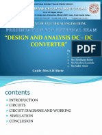 "Design and Analysis DC - DC Converter": Guide:Mrs.S.H.Shete