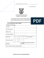 Visitor's Visa Application Form (DHA-84) (Form 11) (June 19, 2014) PDF