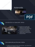 Asteroids: By:Alisha, Krutica and Veer