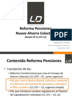 Reforma de Pensiones Del Congreso de Chile