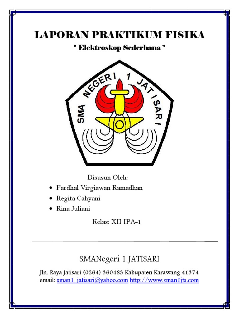 Contoh Laporan Praktikum Sederhana