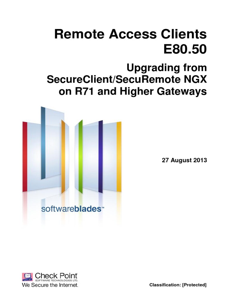CP E80.50 SecuRemote UpgradeGuide | PDF | Virtual Private Network ...