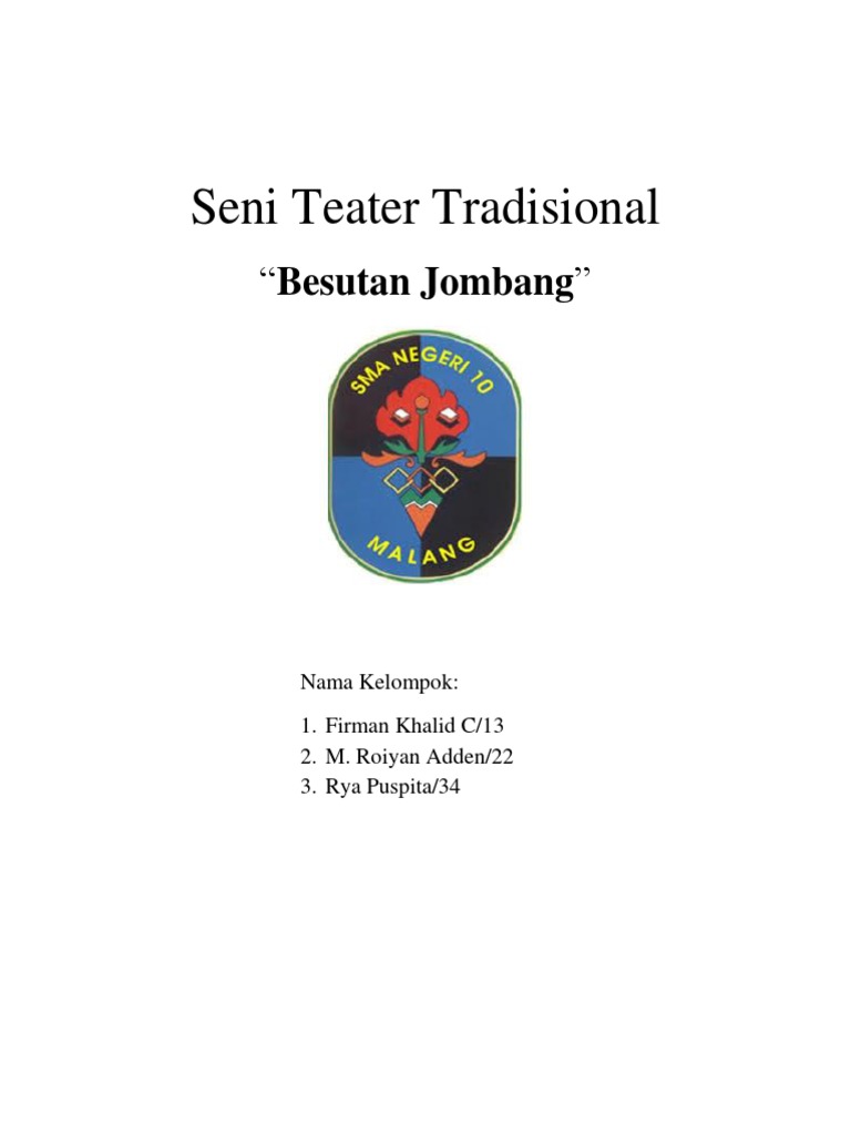 Kesenian Besutan Jombang | PDF