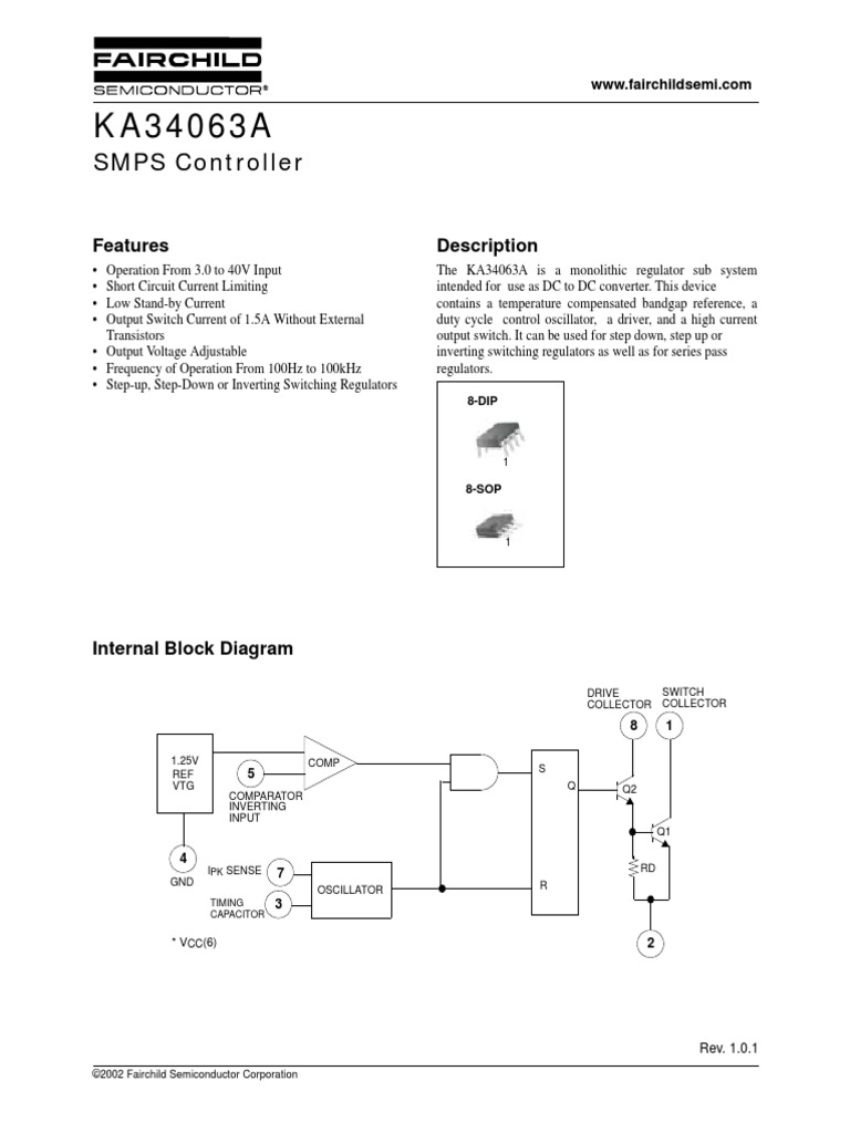 Ka 34063a (Cuk) | PDF | Electronic Engineering | Electrical