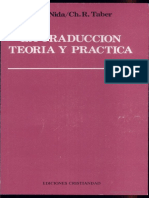 Nida & Taber - La Traducción Teoría y Práctica PDF