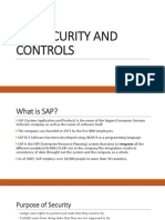 Sap Security and Controls