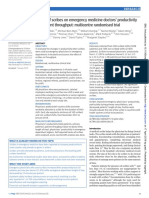 Impact of scribes on emergency medicine doctors' productivity and patient throughput