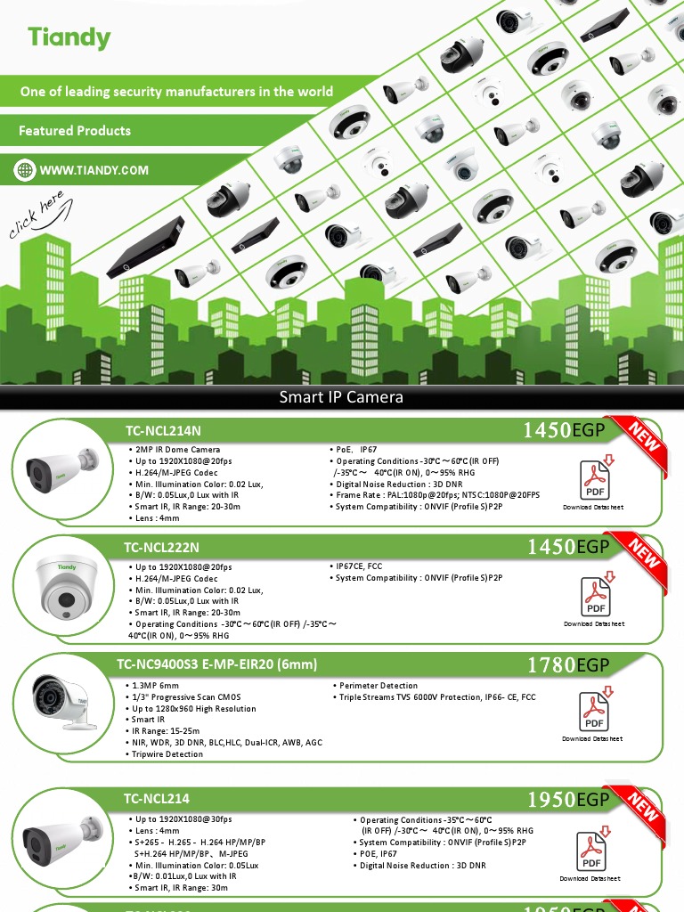 Tiandy 19 Price And Download Datasheet Aperture Hdmi
