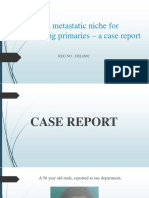 Oral Cavity, A Metastatic Niche For Malignant Lung Primaries - A Case Report