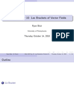 Math 600 Day 10: Lee Brackets of Vector Fields