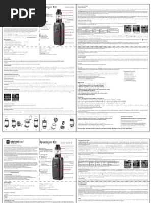 Revenger Kit Manual
