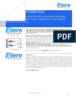 Etere Playout Automation Software Solutions