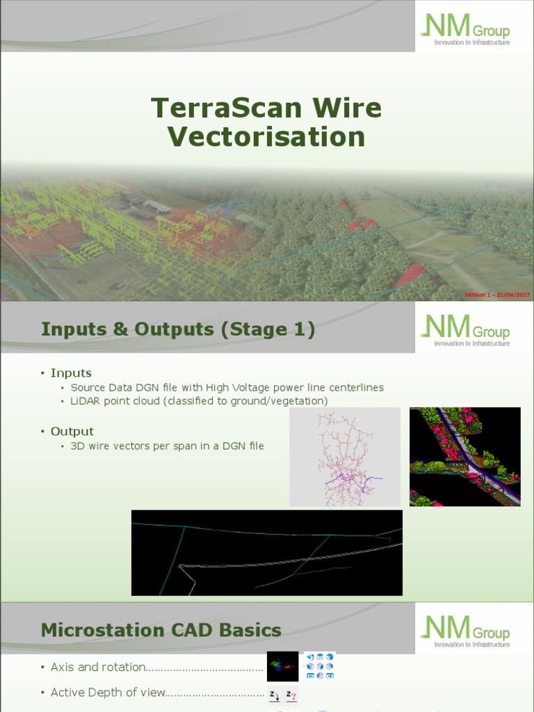 TerraScan Wire Vectorisation Guide | PDF