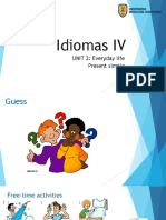 2 Present Simple Adverbs Frequency - IDIOMAS IV