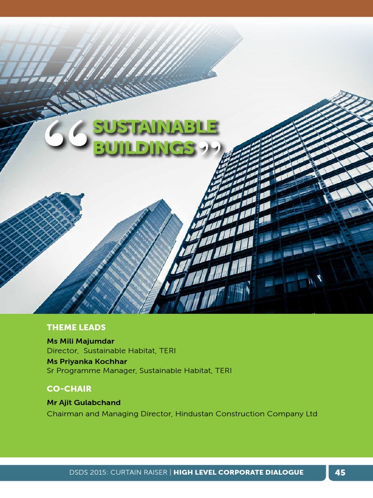 Sustainable Buildings | PDF | Green Building | Efficient Energy Use