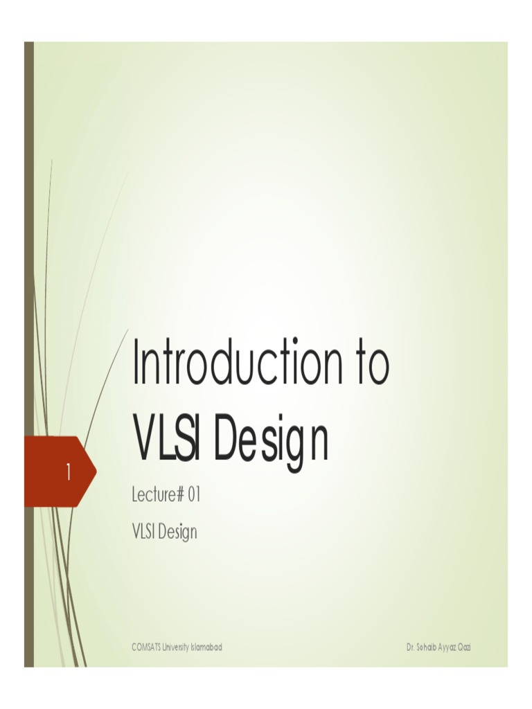VLSI Design Course Introduction | PDF | Very Large Scale Integration ...