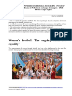 Women's Football: The Ongoing Battle For Equality