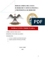 INFRACCION TRIBUTARIA Informe