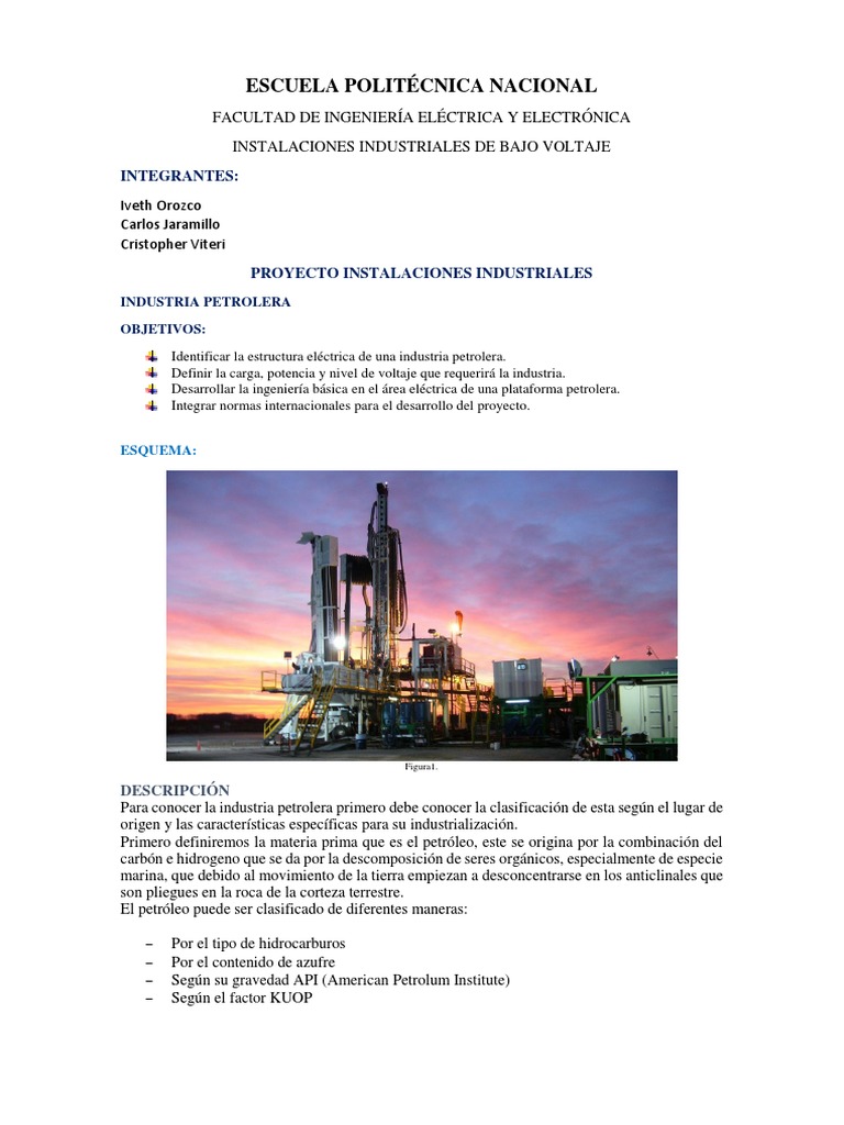 Estructura y Proceso de la Industria Petrolera | PDF | Petróleo ...