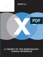 A Theory of The Morphologysyntax PDF