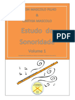 Vol. 1 - Estudo de Sonoridade. Nilson Mascolo & Cinthia Mascolo - 07 Março2019