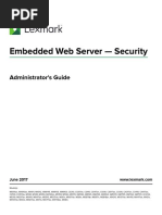 Lexmark EWS WC Security AdminGuide en