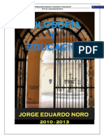 Curso de Filosofia y Educacion PDF